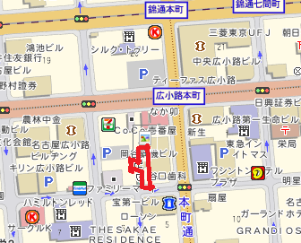 長円寺の地図